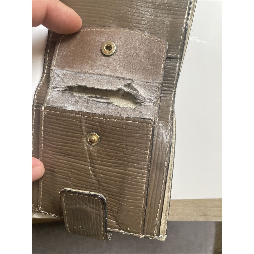 Fendi Zucca Bifold Wallet Unisex Canvas Leather Brown Authentic - Picture 3 of 6